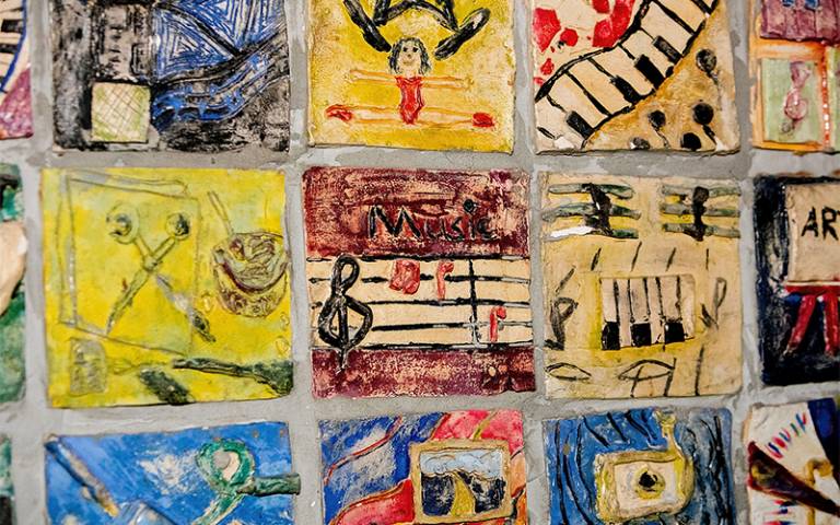 Music mosaics by children