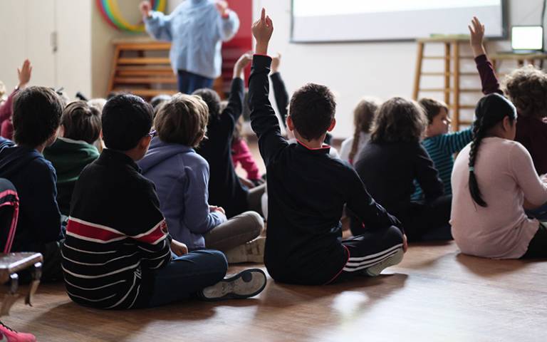 Primary children in lesson. Image: Phil Meech for UCL Institute of Education