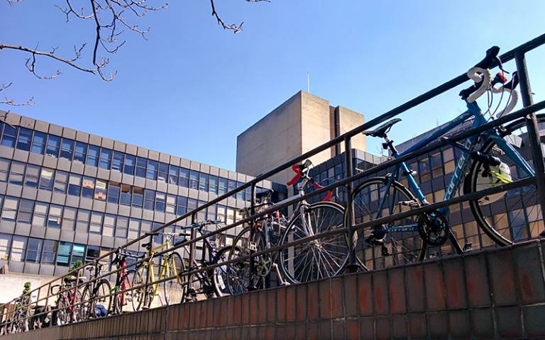 Bicycles outside the IOE