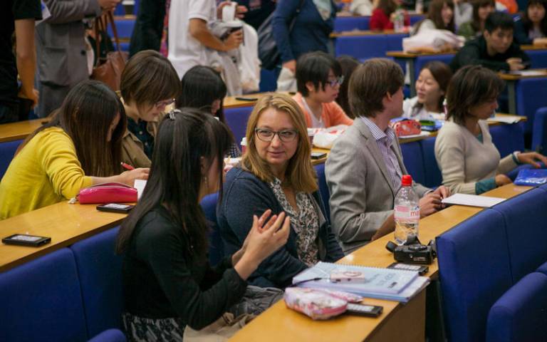 Students in a phonetics class. Image: UCL Imagestore