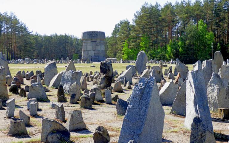Memorial stones at Treblinka death camp. Photo: Damian Entwistle via Flickr (CC BY-NC 2.0)