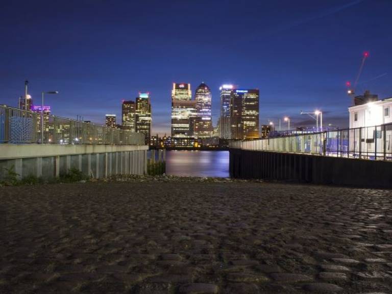 London Canary Wharf business district