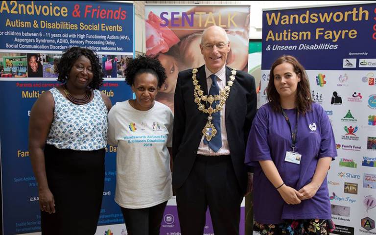 Wandsworth Autism Fayre and Unseen Disabilities founders and Mayor for Wandsworth