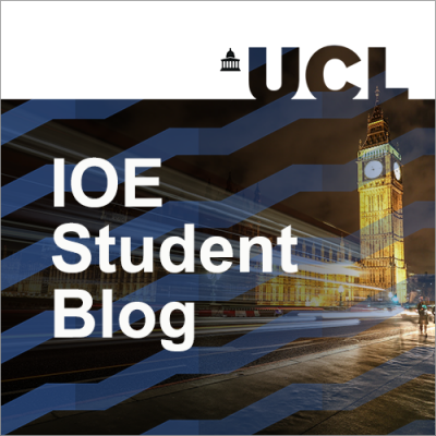 'IOE Student Blog' and image of Big Ben
