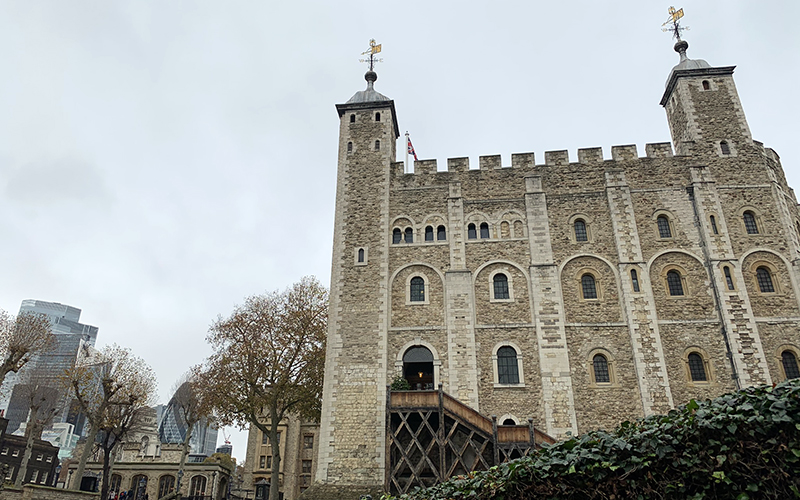 The White Tower at the Tower of London