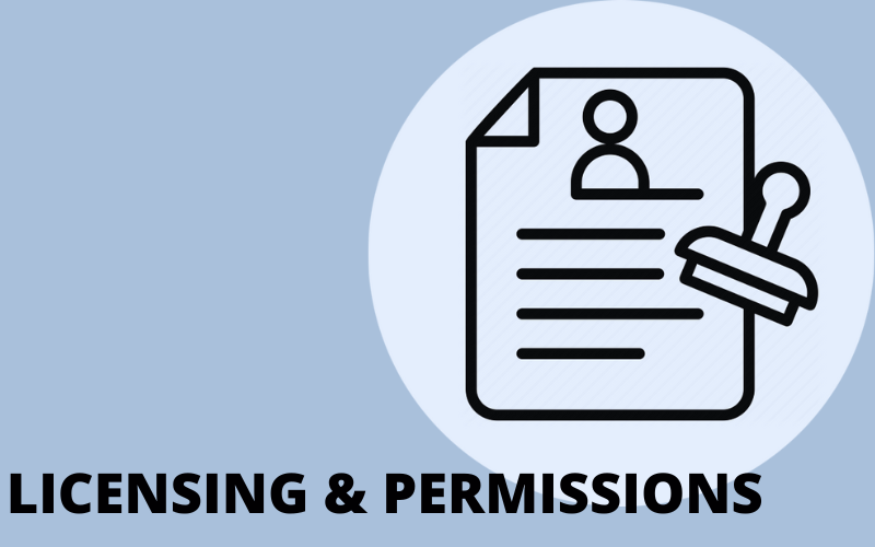 Licensing and permissions icon