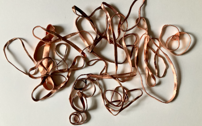Electroplated rubber bands