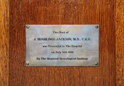 hughlings jackson bust plaque