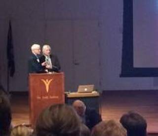 Professor Lees receiving Jay Van Andel Award for Outstanding Research in Parkinson’s Disease