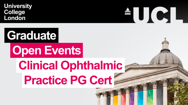 Clinical Ophthalmic Practice PG Cert | Tuesday 23 January | 17:00 - 18:00 | Zoom