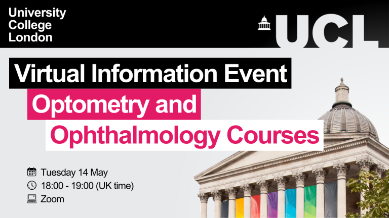 Virtual Information Events: Optometry and Ophthalmology courses