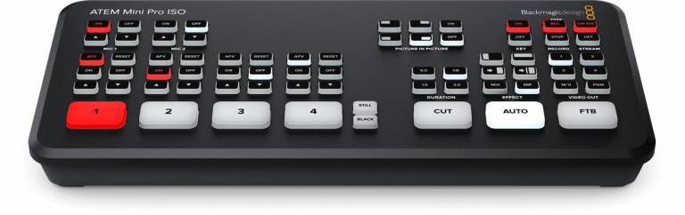 Image of a Blackmagic video switcher