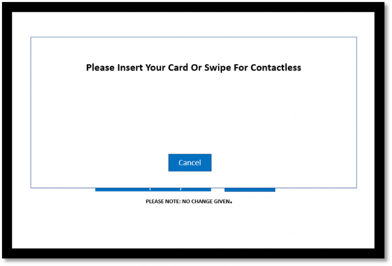 Insert payment card