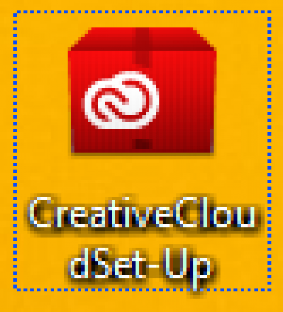 Run CreativeCloudSet-Up.exe…