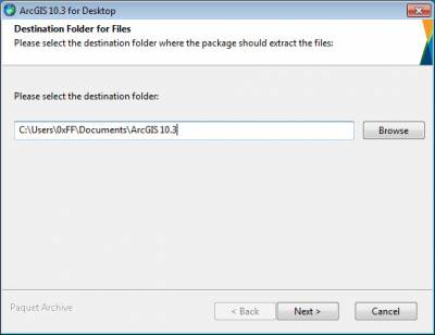 Extract installation files…