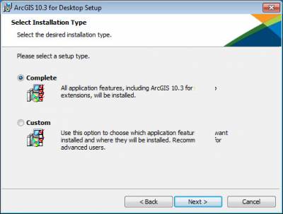 Select installation type…