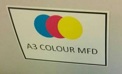 Colour MFD label…