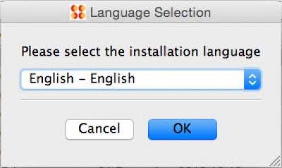 Select Installation Language…