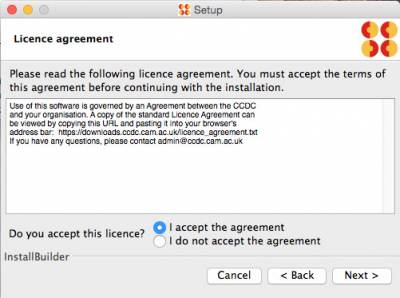 Click Next to Accept Licence Agreement…