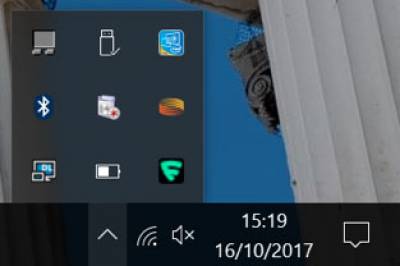 Desktop@UCL Windows 10 hidden icons…