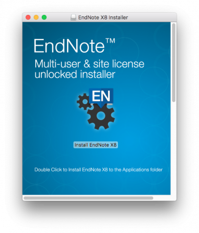 Endnote Installer…