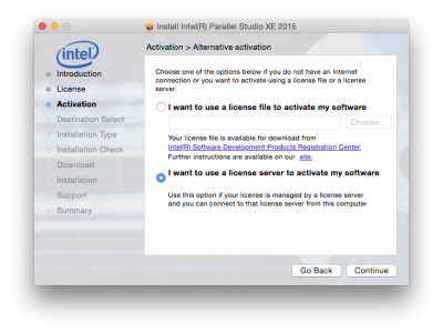 I want to use a license server to activate my software…