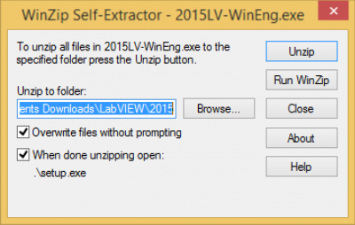 LabVIEW self-extracting archive…