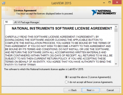 Accept Software agreements…