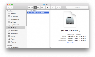 Lightroom mac file…