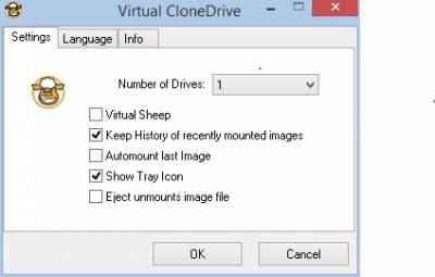 Virtual CloneDrive settings…