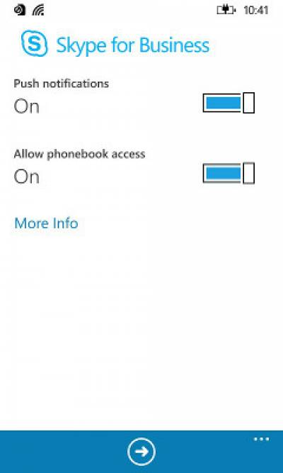 Fig 6. Push Notifications and Allow phonebook access…