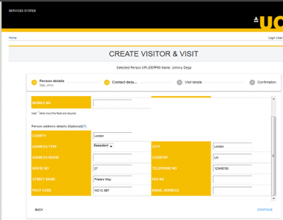 Create Visitor and Visit2…