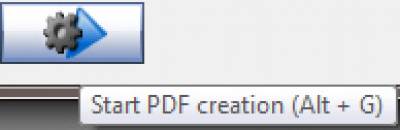 Start PDF Creation button…