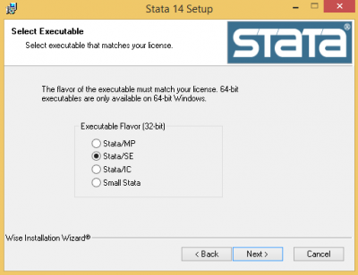 stata mp license box greyed out