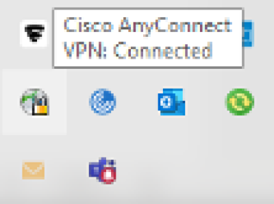 Cisco anyconnect connected