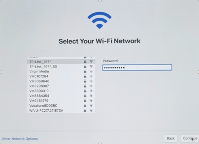 MacOS Wifi Connection