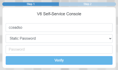 DSH self-service password