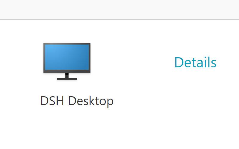 DSH Application & Data Portal desktop icon