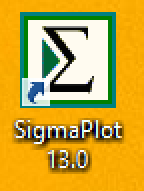 Right click SigmaPlot icon…