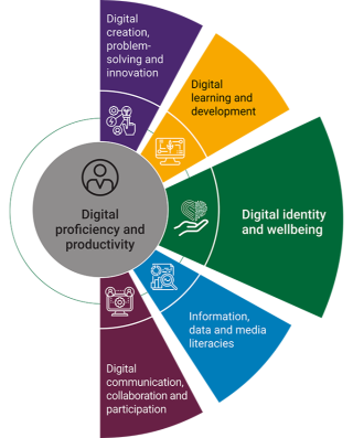 Diagram showing the Jisc Digital Capabilities Framework