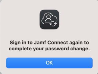 Jamf Connect notification
