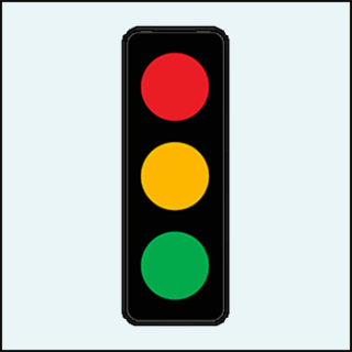 Illustration of traffic light