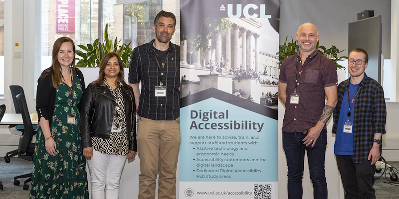 UCL Digital Accessibility team - 5 members