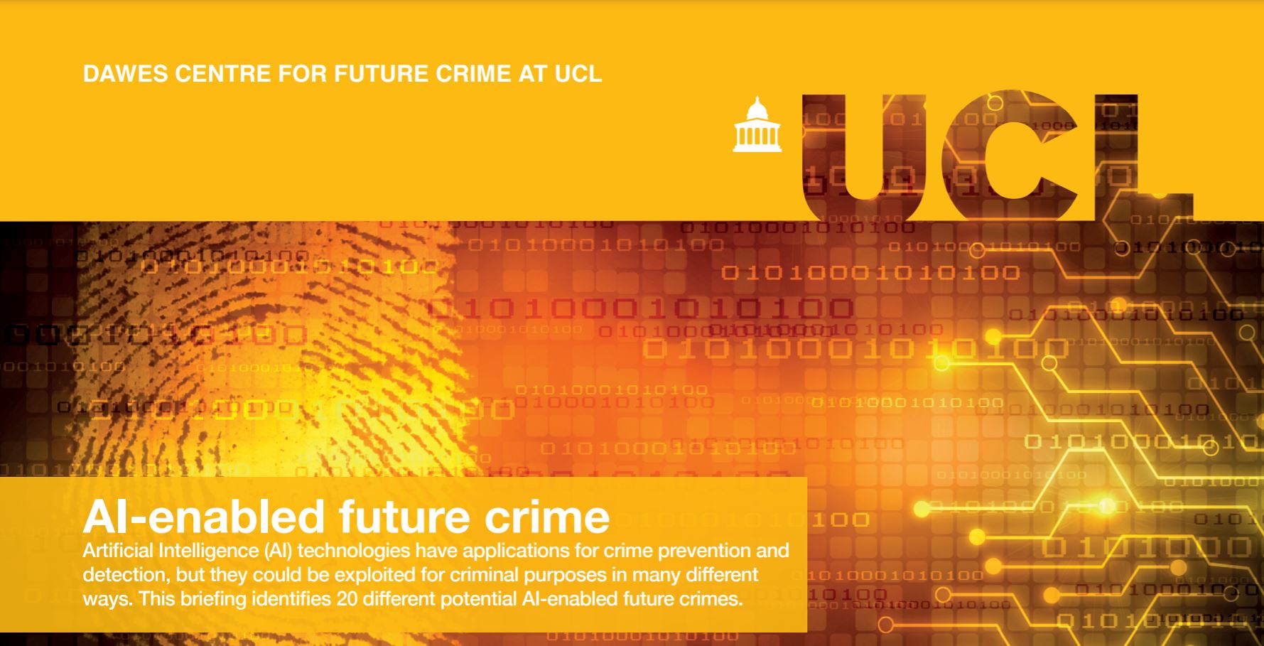 AI crime policy brief page