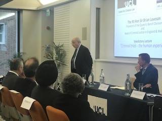 Sir Brian Leveson Valedictory Lecture