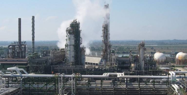 Lazaro Cardenas Refinery in Mexico