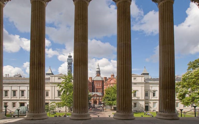 view from UCL Portico