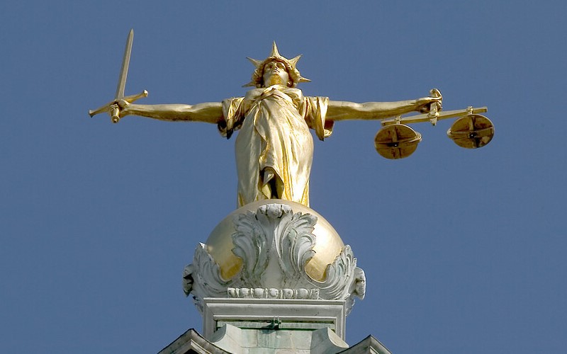 Statue of Lady Justice at the Old Bailey
