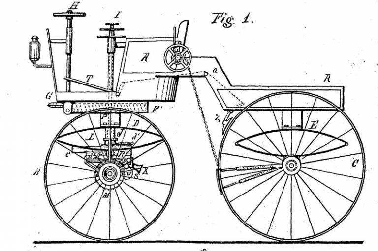 Image showing a diagram of the bike