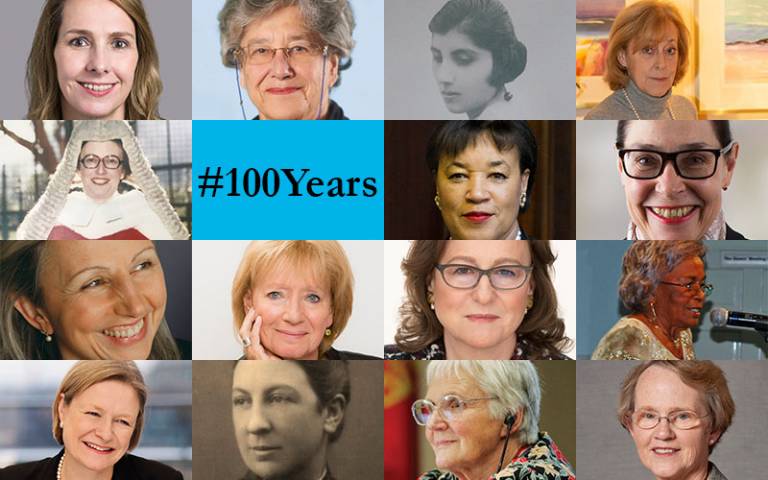 100 years of women in law